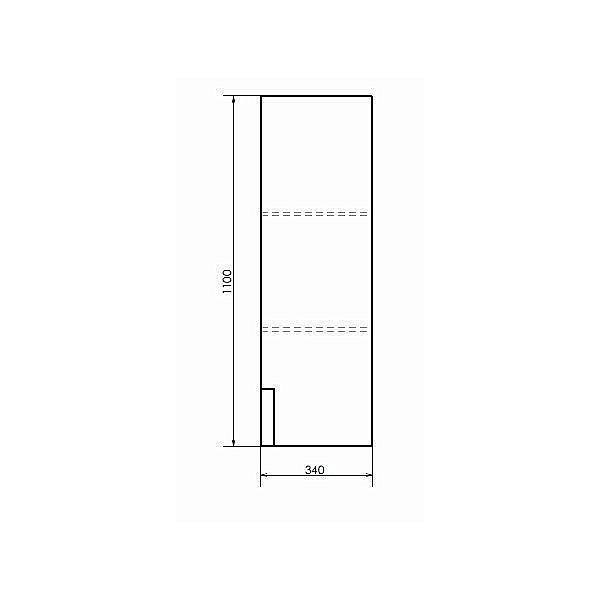 Пенал Comforty Кёльн 35 для ванной в интернет-магазине сантехники Sanbest