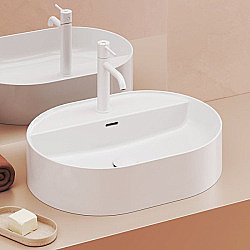 Раковина накладная Ravak CERAMIC 55 O SLIM Shelf XJX01155003 купить в интернет-магазине Sanbest