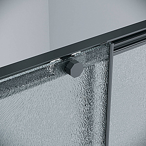 Душевой уголок Grossman Style 130х100 120.K33.05.1310.21.02 стекло шиншилла/профиль черный матовый купить в интернет-магазине Sanbest