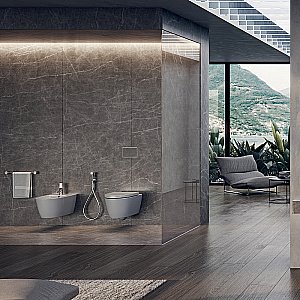 Гигиенический душ Bossini Apice B00920.073 черный купить в интернет-магазине сантехники Sanbest