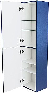 Шкаф Cezares Duet 40 DUET-1500-2A-SC-SPF-P сапфировый для ванной в интернет-магазине сантехники Sanbest