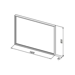 Зеркало Allen Brau LIBERTY 1.330016.60 100 медь в ванную от интернет-магазине сантехники Sanbest