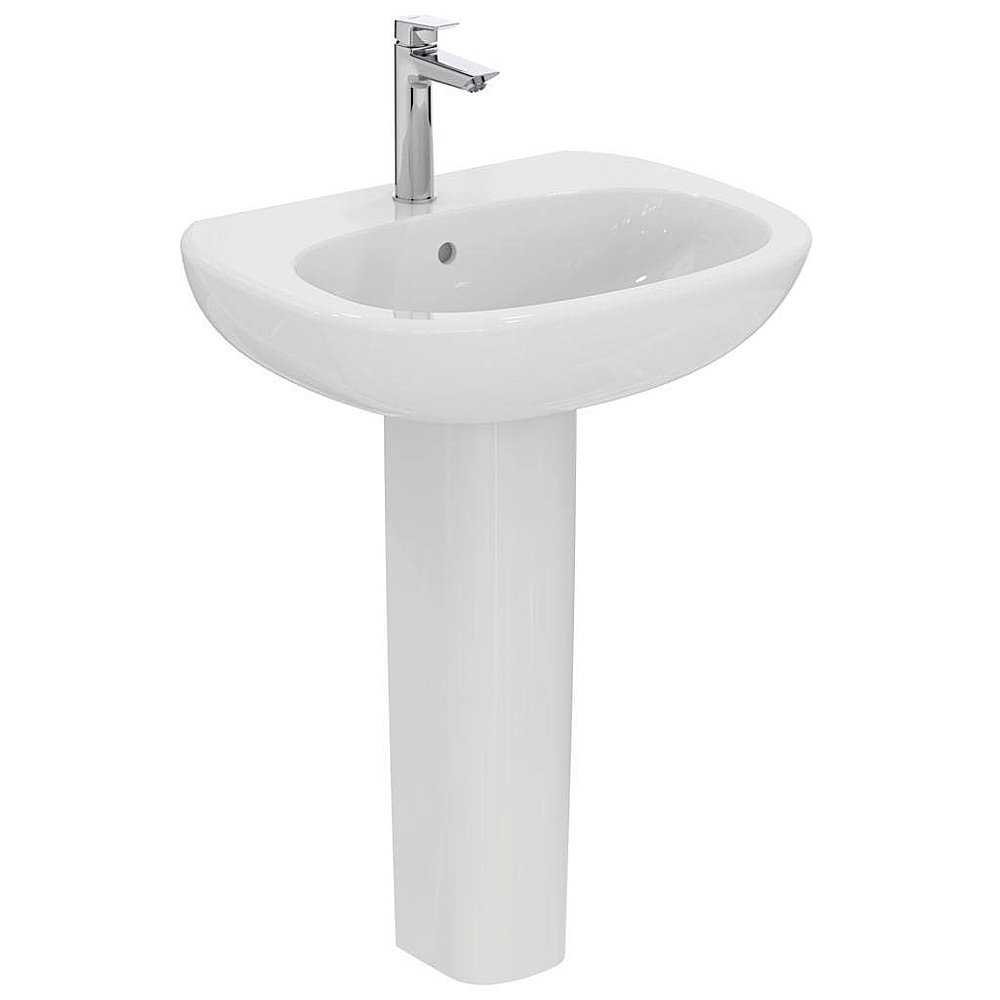 Раковина на пьедестале Ideal Standard Tesi 65 T351301 белая купить в интернет-магазине Sanbest