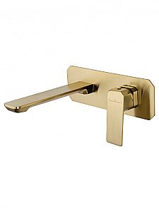 Смеситель для раковины встраиваемый WONZON & WOGHAND DIAMOND, Брашированное золото (WW-88869011- BG) купить в интернет-магазине сантехники Sanbest