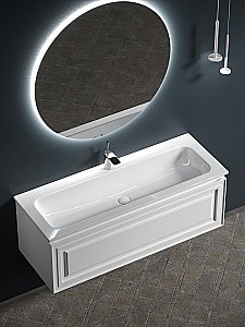 Тумба с раковиной Sancos Very VR120W 120 Bianco для ванной в интернет-магазине Sanbest