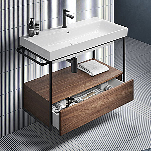 Раковина GSI NUBES 80 9622111 белая глянцевая купить в интернет-магазине Sanbest