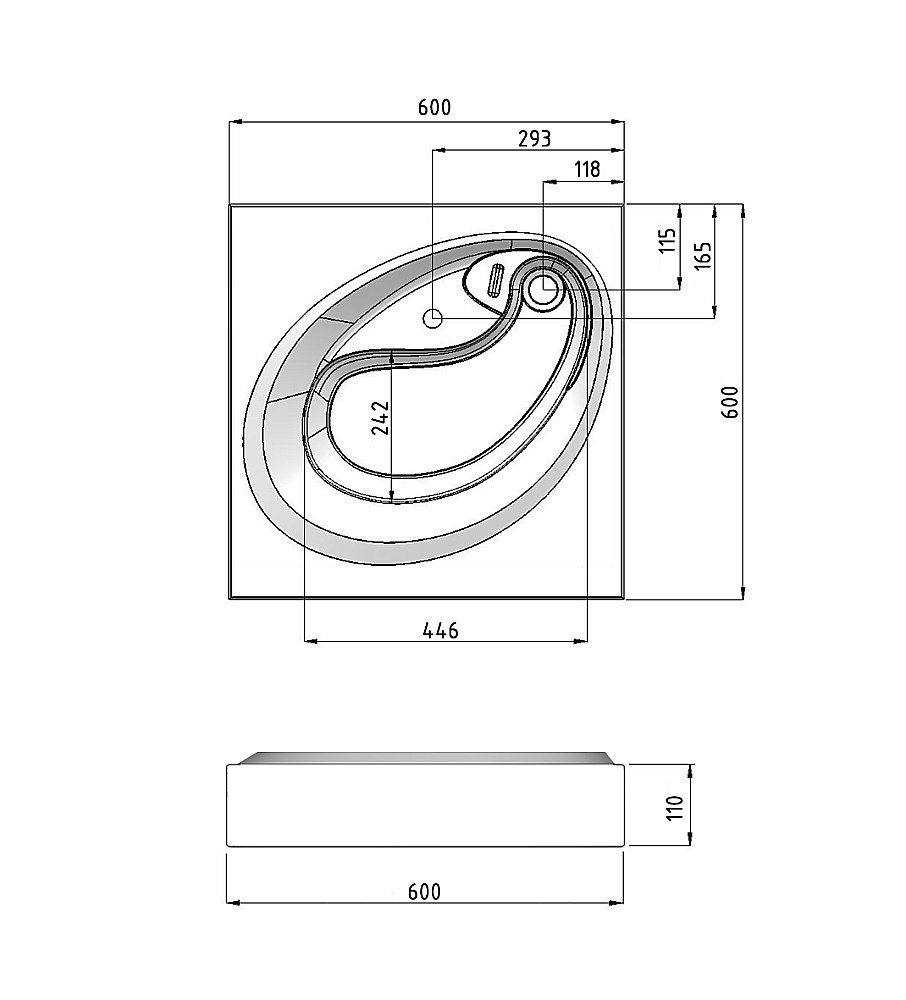 Раковина Grossman Alvaro 1606001 купить в интернет-магазине Sanbest