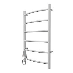 Полотенцесушитель электрический Azario VERONA П6 500х800 AZ04758W белый/диммер слева купить в интернет-магазине сантехники Sanbest