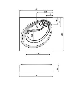 Раковина Grossman Alvaro 1606001 купить в интернет-магазине Sanbest