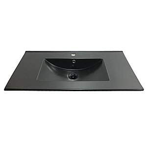 Тумба с раковиной Comforty Франкфурт 00-00002048 90 дуб шоколадно-коричневый для ванной в интернет-магазине Sanbest