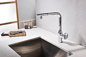 Смеситель для кухни Paulmark Urban Ur213104-CR хром купить в интернет-магазине сантехники Sanbest