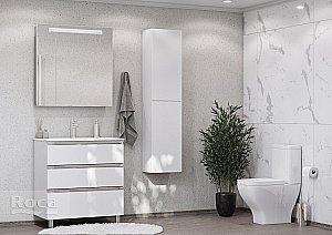 Зеркальный шкаф Roca Victoria Nord ZRU9000033 80 белый глянец купить в интернет-магазине сантехники Sanbest