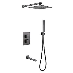 Душевая система Abber Daheim AF8250NG никель купить в интернет-магазине сантехники Sanbest