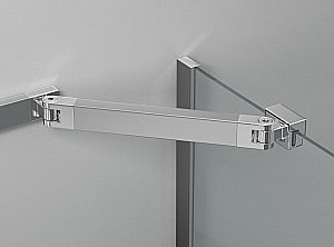 Душевой уголок Ambassador Diamond 12011111 90x90 стекло прозрачное/профиль хром купить в интернет-магазине Sanbest