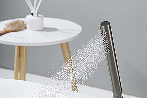 Душевая лейка Aquatek Европа AQ2002BGM оружейная сталь купить в интернет-магазине сантехники Sanbest