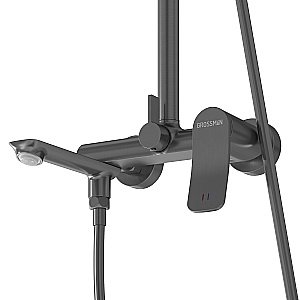 Душевая система Grossman Advans 500.K35.09.420 графит сатиновый купить в интернет-магазине сантехники Sanbest