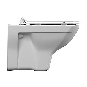 Унитаз подвесной Cersanit Carina XL Clean On DPL EO slim с крышкой микролифт, безободковый купить в интернет-магазине Sanbest