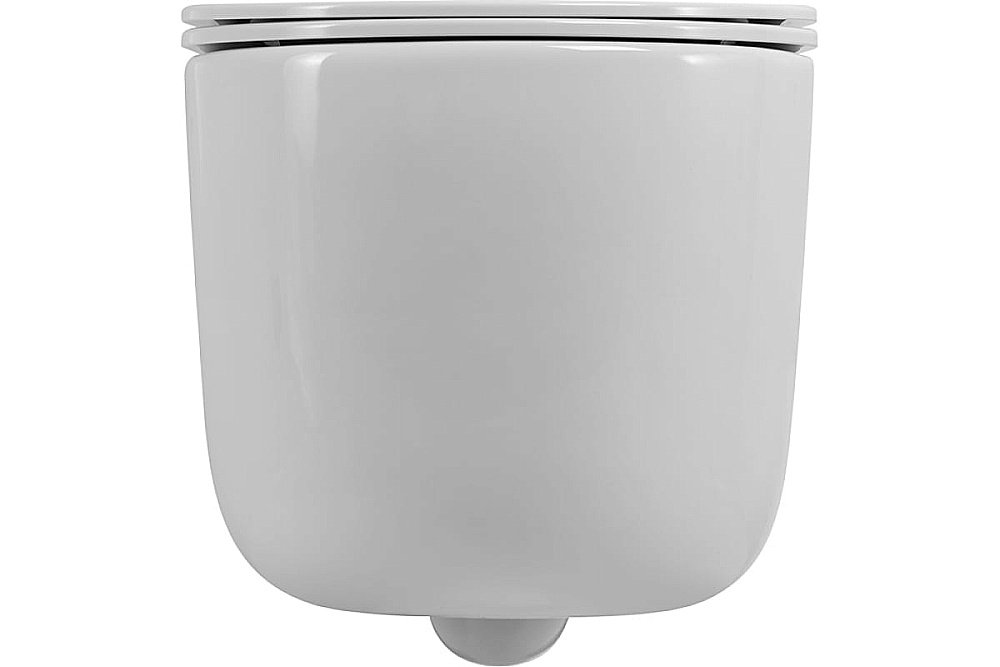 Унитаз подвесной Art&Max NAPOLI AM100CHRV/SC белый, с сиденьем микролифт, безободковый купить в интернет-магазине Sanbest