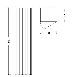 Пенал Armadi Art Monaco черный с хромом для ванной в интернет-магазине сантехники Sanbest