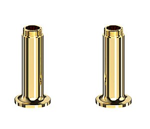 Смеситель для ванны Burlington Guild GU422DG на борт ванны, золото купить в интернет-магазине сантехники Sanbest