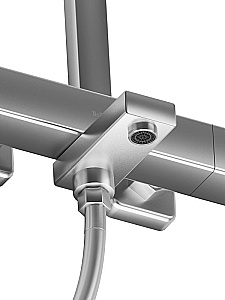 Душевая система BelBagno KRAFT-VSCM-T-IN сатин купить в интернет-магазине сантехники Sanbest