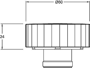 Cмеситель для раковины встраиваемый Jacob Delafon GRANDS BOULEVARDS двухвентильный, хром купить в интернет-магазине сантехники Sanbest
