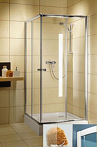 Душевой уголок Radaway Design&Classic C 90x90 30050-04-06 стекло текстурное/профиль белый купить в интернет-магазине Sanbest