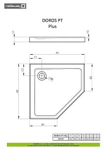 Душевой поддон Radaway Doros PT Plus 90x90 купить в интернет-магазине Sanbest