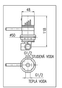 Смеситель RAV-Slezak ТЕРМО PREMIUM CRISTAL LINE X184T купить в интернет-магазине сантехники Sanbest