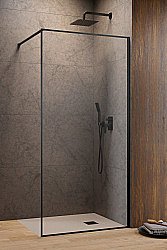Душевое ограждение Radaway Modo F Brushed GunMetal II 80 10409084-92-01 стекло прозрачное/профиль брашированная оружейная сталь купить в интернет-магазине Sanbest