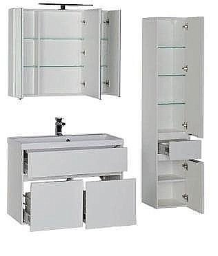 Тумба с раковиной Aquanet Латина 90 для ванной в интернет-магазине Sanbest