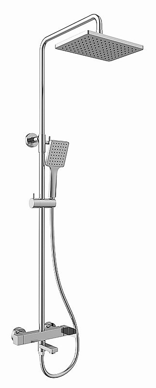 Душевая система Kaiser Cube 01582 хром купить в интернет-магазине сантехники Sanbest