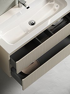 Тумба с раковиной Sancos SNOB T SNT120CE 120 Beige Soft для ванной в интернет-магазине Sanbest