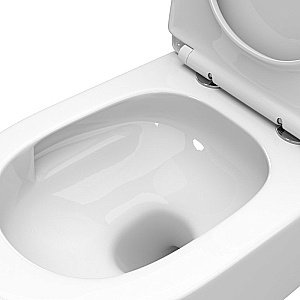 Унитаз подвесной BelBagno TRE-TOR BB5180CH-TOR/SC белый, с крышкой микролифт, безободковый, слив-торнадо купить в интернет-магазине Sanbest