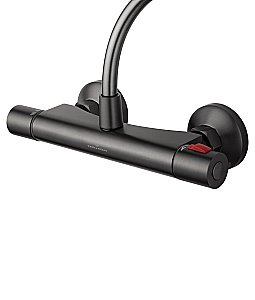 Смеситель для душа с термостатом WONZON & WOGHAND INN 5 WW-B1005-A-BGG темный графит купить в интернет-магазине сантехники Sanbest