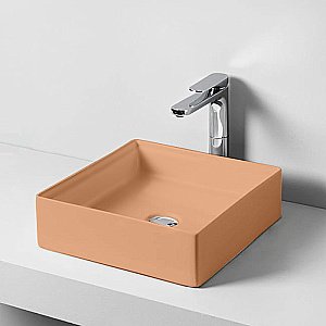 Раковина накладная Artceram Scalino 38 SCL001 13 00 Arancio Cammeo купить в интернет-магазине Sanbest