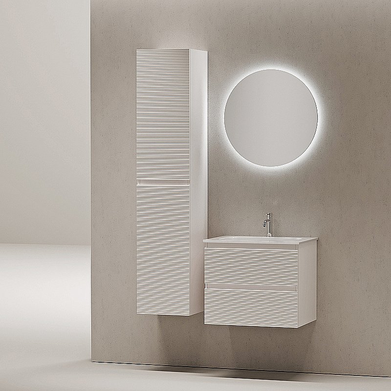 Тумба с раковиной Sancos Folk 60 FL60W Bianco для ванной в интернет-магазине Sanbest