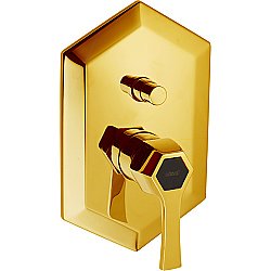 Смеситель для ванны Cisal CHERIE CH0021007C золото/черный матовый купить в интернет-магазине сантехники Sanbest