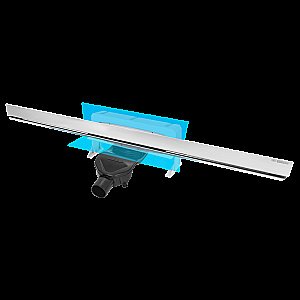 Душевой лоток боковой Berges Wall 100 091157 хром глянец купить в интернет-магазине Sanbest