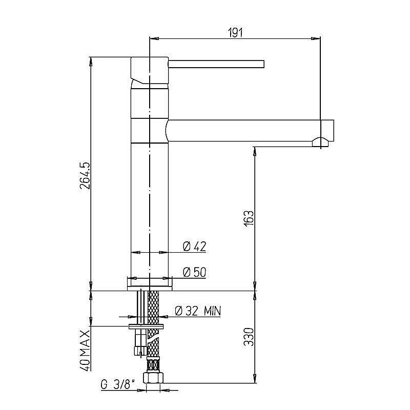 Смеситель для кухни PAINI Cox 78CR583KM хром купить в интернет-магазине сантехники Sanbest