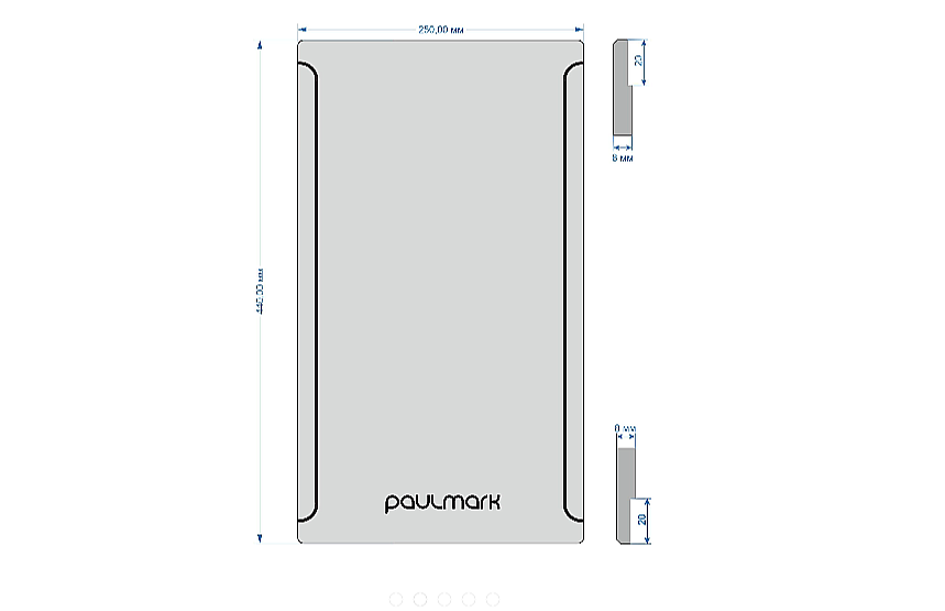Разделочная доска Paulmark Platte Pl440-SD дуб делано купить в интернет-магазине сантехники Sanbest