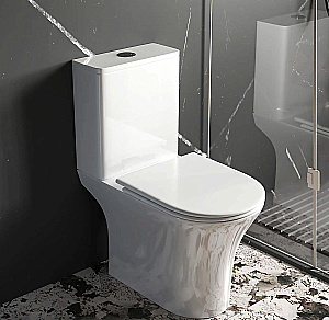 Унитаз напольный Ceruttispa BERNINA CT11133 безободковый с бачком, с крышкой микролифт, смыв торнадо, белый купить в интернет-магазине Sanbest