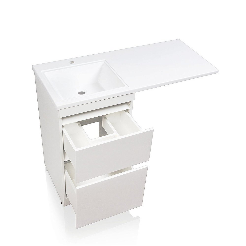 Тумба с раковиной Style Line Даллас 110 напольная для ванной в интернет-магазине Sanbest