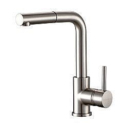 Смеситель для кухни Paulmark Kassel Ka214311-BS брашированная сталь купить в интернет-магазине сантехники Sanbest