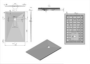 Душевой поддон Vincea VST-4SR 120х80 купить в интернет-магазине Sanbest