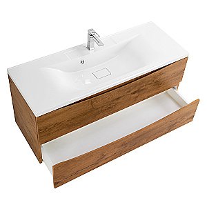 Тумба с раковиной Belbagno MARINO 120 подвесная Rovere Nature для ванной в интернет-магазине Sanbest