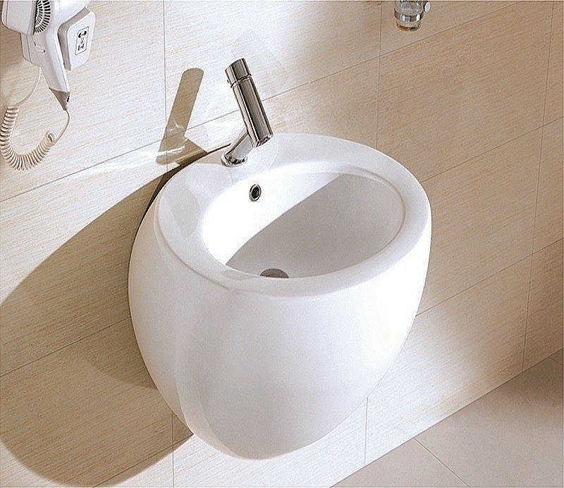 Раковина подвесная CeramaLux N 53 1012 белая купить в интернет-магазине Sanbest