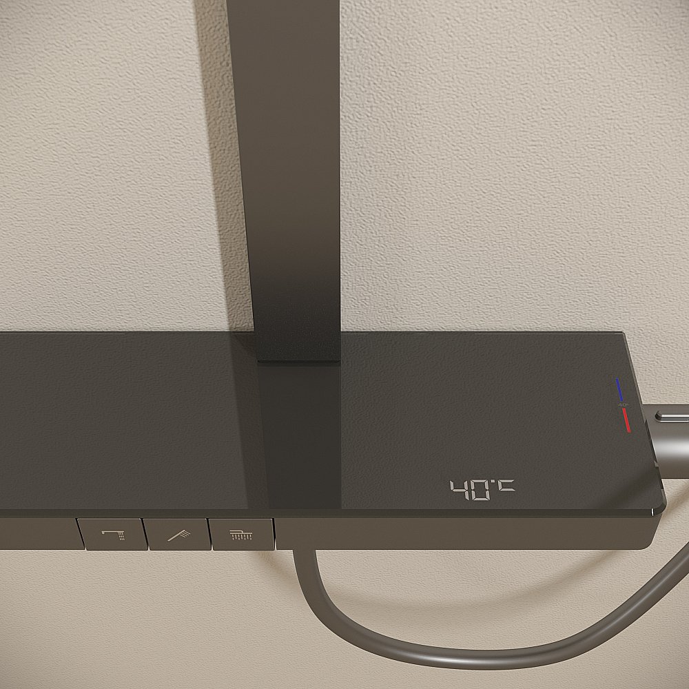 Душевая система Sancos Vos SC6100GG вороненая сталь купить в интернет-магазине сантехники Sanbest