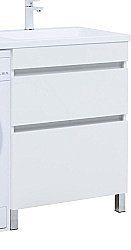 Тумба для раковины Aquanet Вега 68 329125 белая купить в интернет-магазине сантехники Sanbest