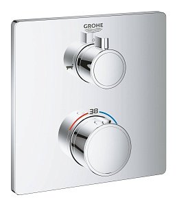 Термостат для душа Grohe Grohtherm Convent. Concealed 24080000 купить в интернет-магазине сантехники Sanbest